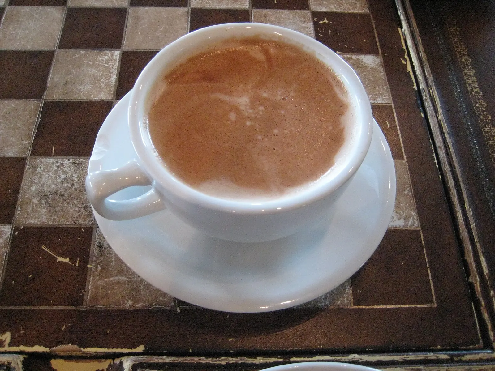 A mocha latte at Filo, a cafe in Asheville, N.C. The photo was not taken in High Point.