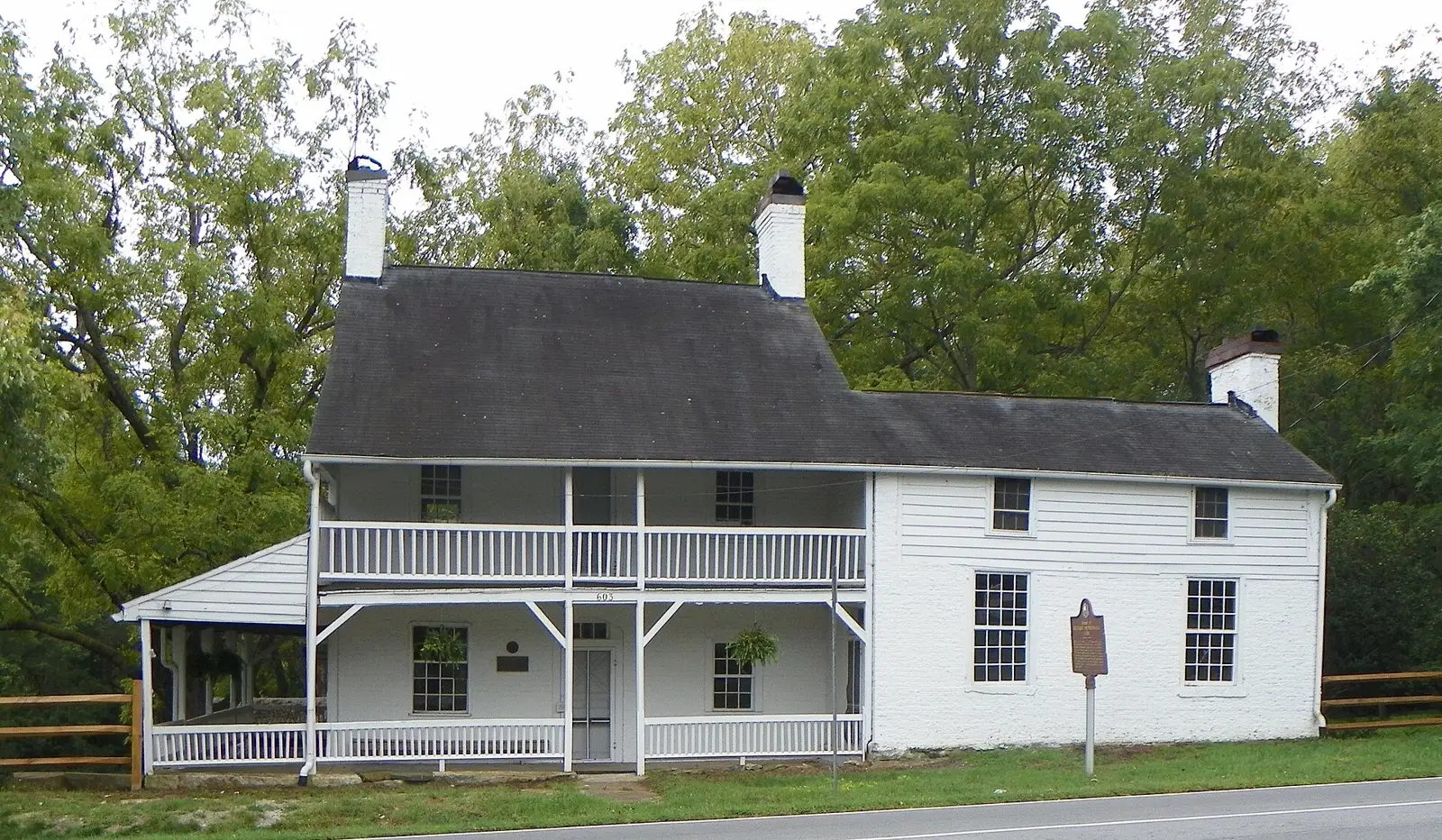 The Richard Mendenhall Plantation buildings on West Main Street in Jamestown, steps from High Point City Lake Park, where Day in the Park is held.