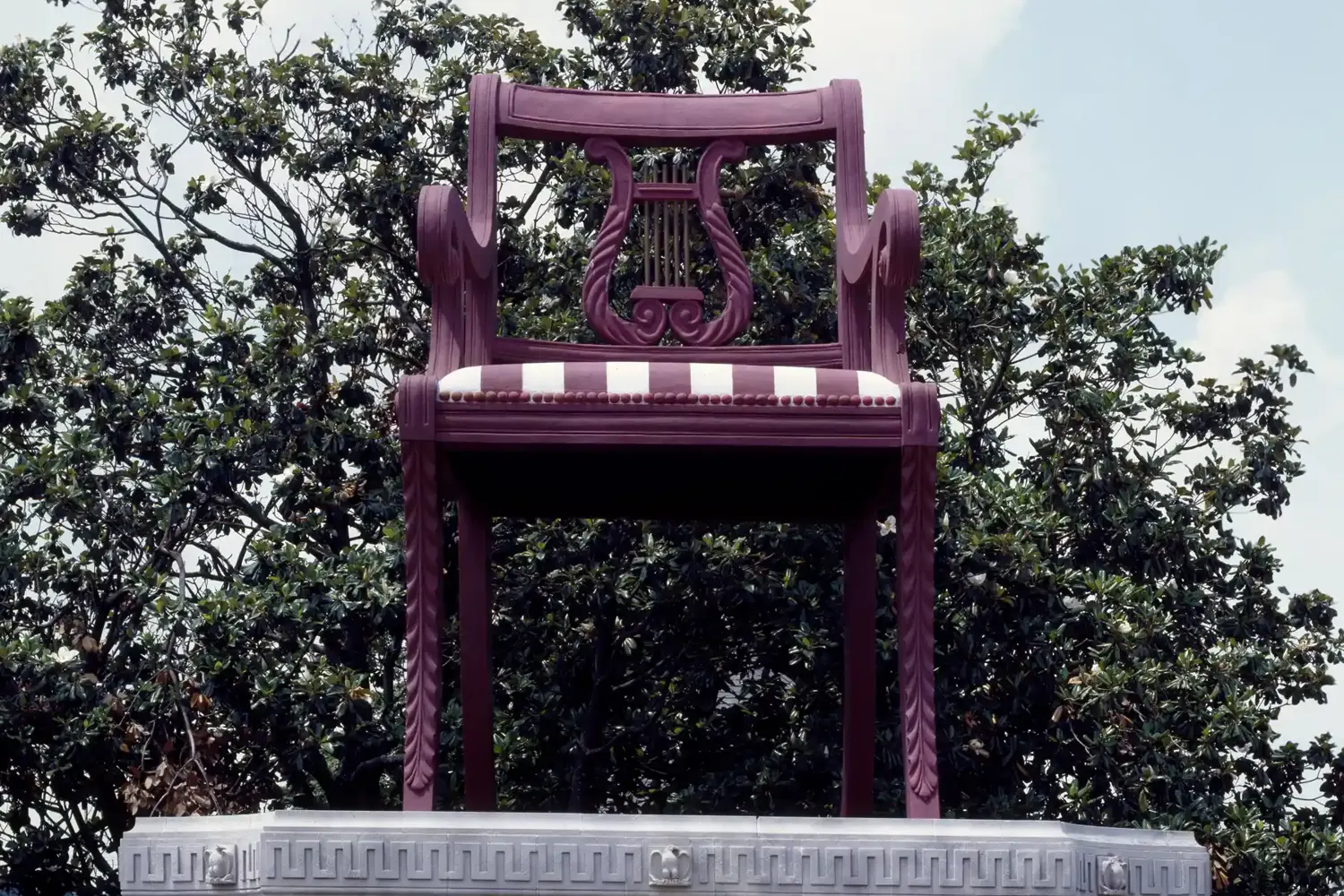 The Big Chair, a giant copy of a Duncan Phyfe chair design, in Thomasville, N.C.