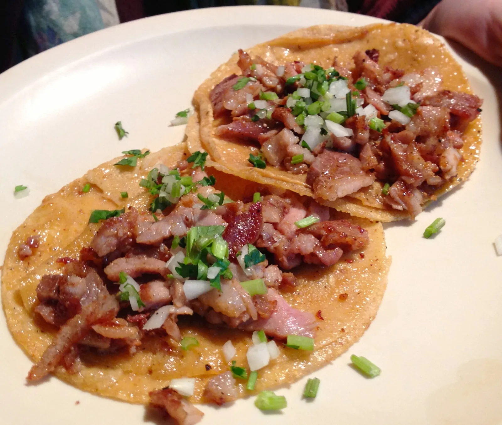 Street tacos at a stand in Mexico City. The photo was not taken in High Point.